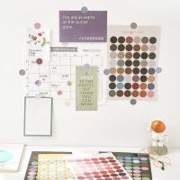 ราคา สติกเกอร์ วงกลม 2cm Color Code 2cm Circle DIY Sticker Stickers Sheet สติ๊กเกอร์ ไดคัท mimisplan (4744525567)