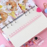 ราคา ไม้บรรทัดแพลนเนอร์ หัวใจชมพู Heart 6 รู Holes Planner Ruler Dividers Refill Divider Index Bookmark A6 A5 mimisplan (2297937453)