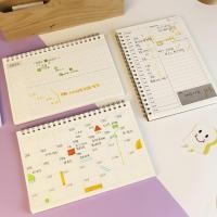 ราคา สมุดแพลนเนอร์ ปกน้ำตาล รายเดือน รายวัน รายสัปดาห์ A5 Kraft Coil Planner Diary แพลนเนอร์ สมุดโน๊ต ไดอารี่ mimisplan (5302850023)