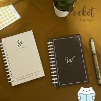 ราคา แพลนเนอร์ Pocket Agenda ขนาดพกพา เซ็ต 2 เล่ม Bujo Planner Set Journal สมุดแพลนเนอร์ mimisplan (28266448453)