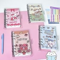 ราคา เซ็ต แพลนเนอร์ Pretty Planner A6 Clear Set Diary สมุดแพลนเนอร์ สมุดโน๊ต ไดอารี่ แฟ้ม mimisplan (19930047568)