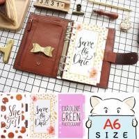ราคา ที่คั่นแพลนเนอร์ Message แบ่ง 5 หมวดหมู่ Planner Dividers Tab Refill Divider Index ดัชนี A6 A5 mimisplan (755832840)