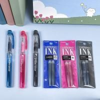 ราคา ปากกาหมึกซึม Platinum Preppy Fountain Pen ปากกาหัวแร้ง หมึก Calligraphy Refill Ink Bullet Journal mimisplan (19263182971)