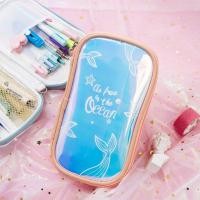ราคา กระเป๋าดินสอ Mermaid Unicorn Pencil Case Bag กล่องดินสอ กระเป๋าดินสอ mimisplan (1849134740)