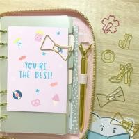 ราคา คลิปหนีบกระดาษ สีทอง Gold Paper Clip mimisplan (783098509)