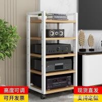 ราคา ใหม่ Multi layer ขาตั้งเครื่องขยายเสียง Movable Rack HIFI Hi Fi ตู้อุปกรณ์ขาตั้งลําโพง Turntable Stand (43319471410)