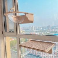 ราคา Window Sucker Cat Hammock Space Capsule ไม้เนื้อแข็งแมวปีนเขากรอบกระจกหน้าต่าง Bay หน้าต่าง Punch ฟรีติดผนัง Cat Scratch ต้นไม้ (43269466974)