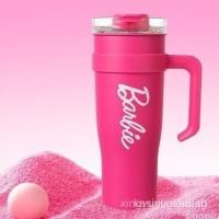 ราคา พร้อมสต็อก ใหม่ 1200ML Barbie Series Pearly Tumbler Big Mac ความจุขนาดใหญ่ฟางถ้วยสแตนเลส JFJO ถ้วยน้ําแข็งขนาดใหญ่ขนาดใหญ่ความจุตุ๊กตาบาร์บี้สีชมพูส่งแฟน (55101462342)