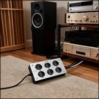 ราคา MOON ETP60 6 พอร์ตอลูมิเนียม Power Outlet ป้องกันกระแสเกิน 6 พอร์ต Audiophile Power Conditioner ลดเสียงรบกวน (44426407124)