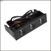 ราคา MOON PC แผงด้านหน้า Media Dashboard PC แผงด้านหน้าลําโพงสเตอริโอคอมพิวเตอร์สําหรับกรณีไมโครโฟนในตัวลําโพง Fr (43573375039)