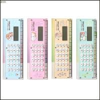 ราคา MOON เครื่องคิดเลขดิจิตอลการ์ตูน 2 in 1 ไม้บรรทัดเครื่องคิดเลขตั้งโต๊ะขนาดเล็กสําหรับโฮมออฟฟิศ (46700540875)