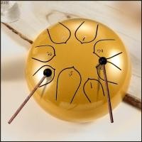 ราคา MOON 6 นิ้วสําหรับถังกลองเครื่องกระทบเครื่องมือเหล็กพร้อมตะลุมพุกเพลงหนังสือโทน Sti (27292448965)