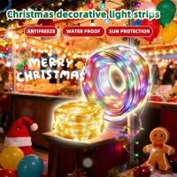 ราคา Christmas สายไฟหิ่งห้อย LED ไฟลวดคริสมาสต์ กันน้ํา 10 15 20 ไฟประดับสวน สำหรับตกเเต่งปาร์ตี้ (41526480505)