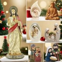 ราคา หัวใจศักดิ์สิทธิ์ของพระเยซูรูปปั้นพระเยซูเรซิ่นเครื่องประดับรูปปั้นครอบครัวศักดิ์สิทธิ์ตกแต่งคริสต์มาส ผู้ปกครอง (25238031362)