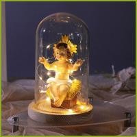 ราคา เด็กพระเยซูรูปมินิส่องสว่างตัวเลขเล็กๆน้อยๆประสูติที่มีแสงสะสมคริสเตียนตารางชิ้นรูปแกะสลัก ต่อต้าน (48902245175)