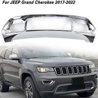 ราคา กันชนหน้ากระจังหน้าล่างสําหรับ Jeep Grand Cherokee 2017 2018 2019 2022 Black Chrome กันชนตะแกรงตาข่ายกรอบรถอุปกรณ์เสริม (57751780306)