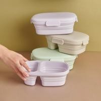 ราคา hako collapsible bowl duo pack ฮาโกะชุดกล่องข้าวพับได้ 2กล่อง (19489070710)