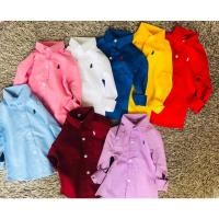 ราคา ไซส์ S เสื้อเชิ้ตแขนยาวเด็กคอปก คอจีน รวมลาย (9411087540)