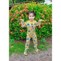 ราคา ชุดนอนเด็กไซส์ SS ผ้าคอตตอนพิมพ์ลายการ์ตูน (1212273703)