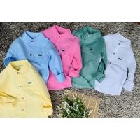 ราคา เสื้อเชิ๊ต สีเขียวรวมลาย แขนยาว แขนสั้นเด็ก คอปก คอจีน (8902057801)