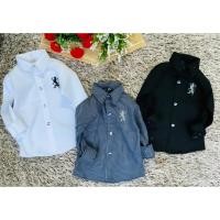 ราคา ไซส์ 3XL เสื้อเชิ้ตเด็กแขนยาว แขนสั้นเด็กโตรอบอก 34นิ้วค่ะ (5463160374)