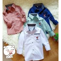 ราคา งานเชิ้ตแขนยาวเด็กคอจีน คอปก เนื้อผ้า งานยอดฮิต ของร้าน (21460349041)