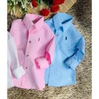 ราคา เสื้อเชิ๊ต แขนยาวเด็ก คอปก คอจีนรวมลายค่ะ (1906104385)