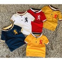 ราคา เสื้อโปโลแขนสั้นเด็ก คอปก ปักสิงห์ (6015096989)