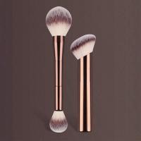 ราคา ชุดแปรงแต่งหน้ามืออาชีพ 2 ชิ้น แปรงแต่งหน้า Angled Tubular Soft Fiber (56150859107)