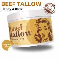 ราคา Beef Tallow Honey Olive Moisturizer Balm Hydrating Skin Care for Face Original Tallow Cream (51800722472)