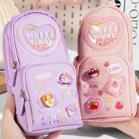 ราคา กระเป๋าปากกากันน้ํา 3 ชั้นพร้อมกระเป๋า 6 กระเป๋า กล่องดินสอประเภทกระเป๋านักเรียนน่ารักสําหรับนักเรียน (42575758023)