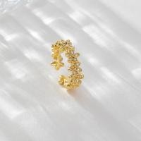 ราคา แหวนดอกไม้เพทายปรับได้ทอง 18เค ของขวัญเครื่องประดับสตรีที่ไม่ก่อให้เกิดภูมิแพ้ (56652626763)