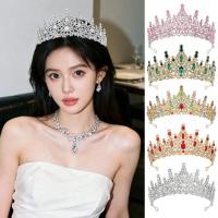 ราคา ที่คาดผมมงกุฎเจ้าสาวเพชรเต็ม เครื่องประดับผมแต่งงานคริสตัลหรูหรา (50702626821)