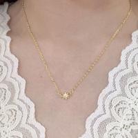 ราคา สร้อยคอจี้สำหรับผู้หญิงจากทองคำ 18K พร้อมพลอยเพทาย สวมใส่ได้ปลอดภัยไร้การแพ้ (45602646713)