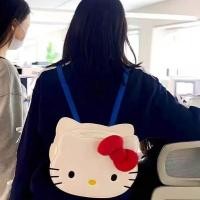 ราคา กระเป๋าสะพายข้าง Anime Bow Kitty กระเป๋าถือสะพายไหล่แมวการ์ตูนน่ารักสําหรับ Casual Outdoor (40167254945)