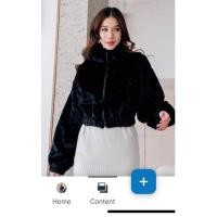 ราคา แจ๊คเก็ตขนนุ่มไม่คันสีดำ (25175696004)