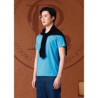 ราคา CROCODILE AZURE BLUE CUSTOM FIT CREW NECK SHORT SLEEVE T SHIRTเสื้อยืดคอกลมแขนสั้นสีฟ้าเอเซอร์ทรงคัสตอมฟิต (28231979012)