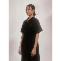 ราคา CROCODILE BLACK MIDI DRESS ชุดเดรสยาวคลุมเข่าสีดำ (25438694281)