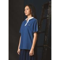 ราคา CROCODILE NAVAL ACADEMY BLUE OVERSIZED WOMEN POLO (28339949556)