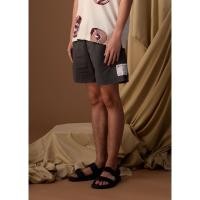 ราคา CROCODILE GRAY TRACKSHORT WITH POCKET กางเกงขาสั้นสีเทาพร้อมกระเป๋า (41422602107)