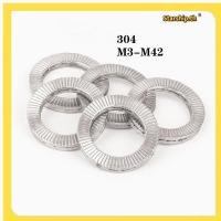 ราคา STARSHOP แหวนกันคลาย แหวนล็อคคู่กันคลาย Wedge Lock Washer Nord Lock Washer Stainless Steel 304 M3 M42 R0 TH1 (41068402020)