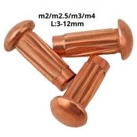 ราคา STARSHOP รีเวท ตะปู ตะปูเกลียวเคาะ หมุดย้ำ หัวกลม ทองแดง Rivets For Name Plate Cop m2 m2 5 m3 m4 RM TH1 (26141592663)