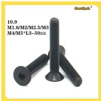 ราคา STARSHOP น็อต สกรู หัวจม เตเปอร์ เหล็กแข็ง 10 9 เกลียวมิล หยาบ c Flat Head Hex Socket Machine Screw Grade 10 9 RB TH1 (43568561946)