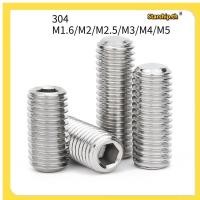 ราคา STARSHOP สกรู ตัวหนอน หกเหลี่ยม ปลายตัด สแตนเลส 304 เกลียวมิล หยาบ M1 6 M2 M2 5 M3 M4 M5 Hex Socket Set Screw w Cup Point M1 6 M2 M2 5 M3 M4 M5 RB TH1 (40170532586)