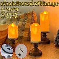 ราคา เชิงเทียน Led Vintage เทียนปลอมมีน้ำตาเทียน เทียนประดับ ไฟตกแต่ง การตกแต่งฮาโลวีนและคริสต์มาส (44326328954)