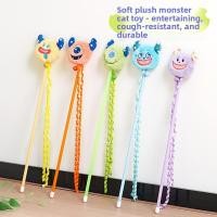ราคา Cat Teaser Wand Cat Self Entertainment Interactive ของเล่นแมวทนทาน Chewable Plush Bell ความเบื่อหน่ายบรรเทาลูกแมว Energy Consuming Cat Teaser Rod (48901699383)