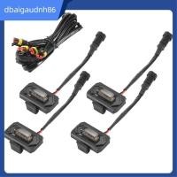 ราคา ไฟกระจังหน้า LED 4 ชิ้นสําหรับ Toyota Tacoma Raptor TRD แสงสีขาว DBTH (22165279292)