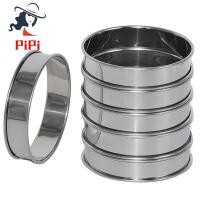 ราคา 6 Pack 4 Inch Double Rolled English Muffin Rings Stainless Steel Crumpet Rings Tart Rings Round (22731977355)