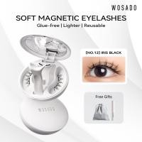 ราคา Wosado Reusable Magnetic Lashes ธรรมชาติชุด No 12 IRIS BLACK Professional คุณภาพสูงพรีเมี่ยมปลอดภัย Dupont 3D ขนตาปลอมไม่มีกาว Liner ป่าร้อนเซ็กซี่ดูแต่งหน้า (18090775070)