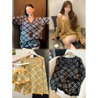 ราคา เซ็ตไหมพรม 2 ชิ้น เสื้อแขนยาว กางเกงขาสั้น (55350688649)